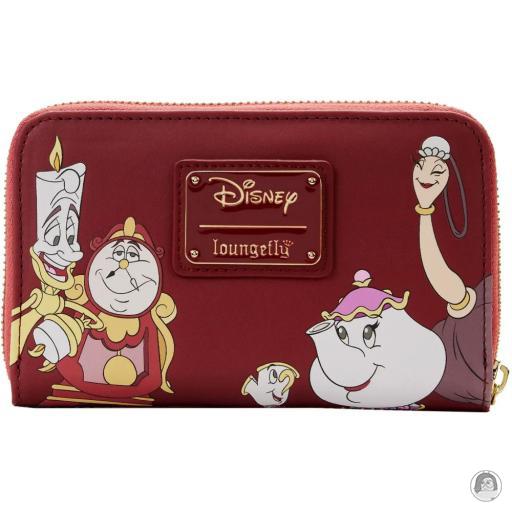 Loungefly Portefeuille zippé Scène devant la Cheminée La Belle et la Bête (Disney) (La Belle et la Bête (Disney))