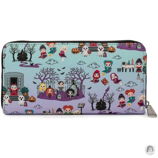 Loungefly Chibi Portefeuille zippé Scène Hocus Pocus (Disney)