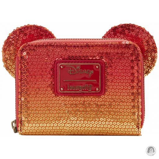 Loungefly Portefeuille zippé Sequin Ombre d'Automne Mickey Mouse (Disney) (Mickey Mouse (Disney))