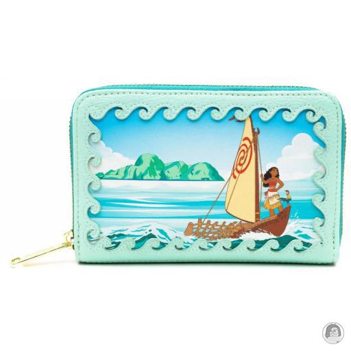 Loungefly Pink à la Mode Portefeuille zippé Série Histoire de Princesses Vaiana Vaiana : La Légende du bout du monde (Disney)