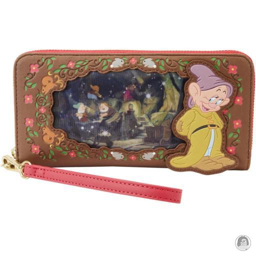 Loungefly Portefeuille zippé Série Princesse Lenticulaire Blanche Neige Blanche-Neige et les Sept Nains (Disney)