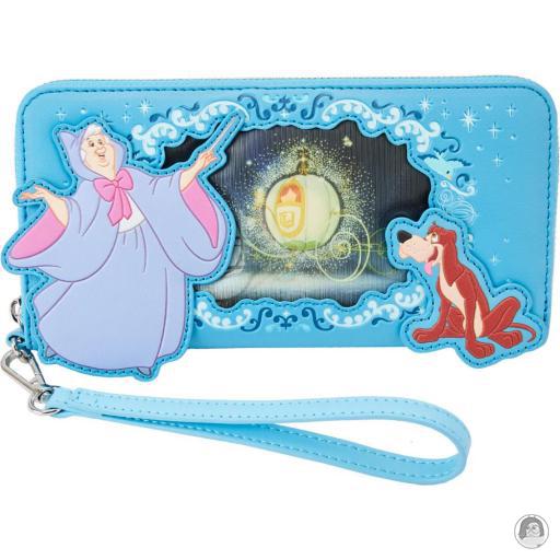 Loungefly Lenticulaire Portefeuille zippé Série Princesse Lenticulaire Cendrillon Cendrillon (Disney)