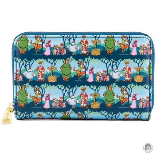 Loungefly Portefeuille zippé Sherwood All Over Print Robin des Bois (Disney) (Robin des Bois (Disney))