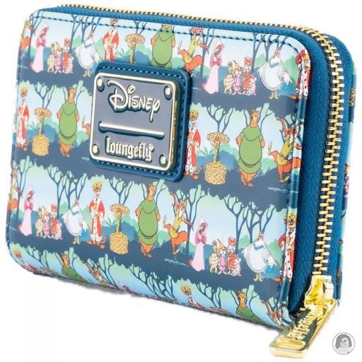 Loungefly Portefeuille zippé Sherwood All Over Print Robin des Bois (Disney) (Robin des Bois (Disney))