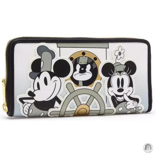 Loungefly Portefeuilles Portefeuille zippé Steamboat Willie Mickey Mouse (Disney)