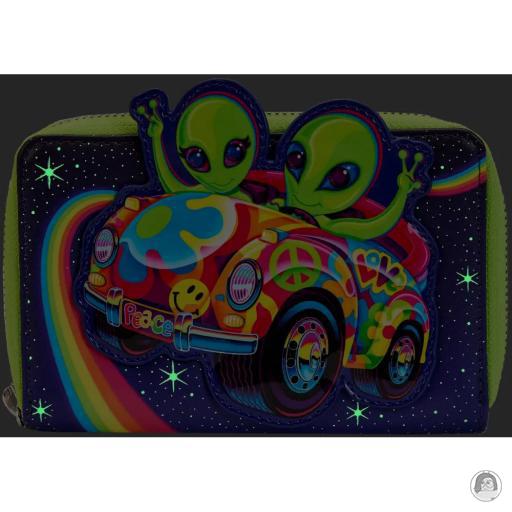 Loungefly Portefeuille zippé Tour Extraterrestre Cosmique Glow Lisa Frank (Lisa Frank)