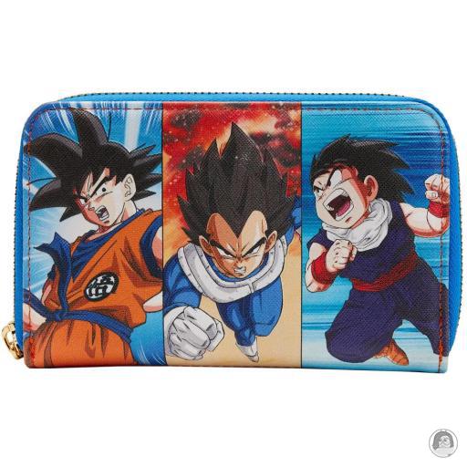 Loungefly Dragon Ball Z Portefeuille zippé Triple Poches Scènes Dragon Ball Z