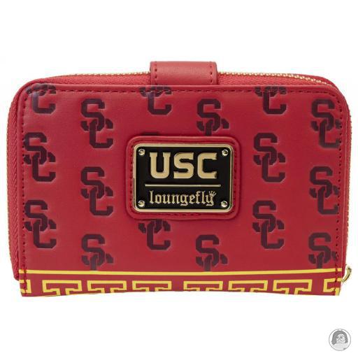 Loungefly Portefeuille zippé USC Trojans Cardinal SC Interlock Repeat Logo NFL (National Football League) (NFL (National Football League))