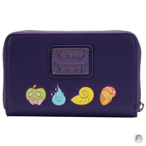 Loungefly Portefeuille zippé Villains dans le noir Disney Villains (Disney) (Disney Villains (Disney))