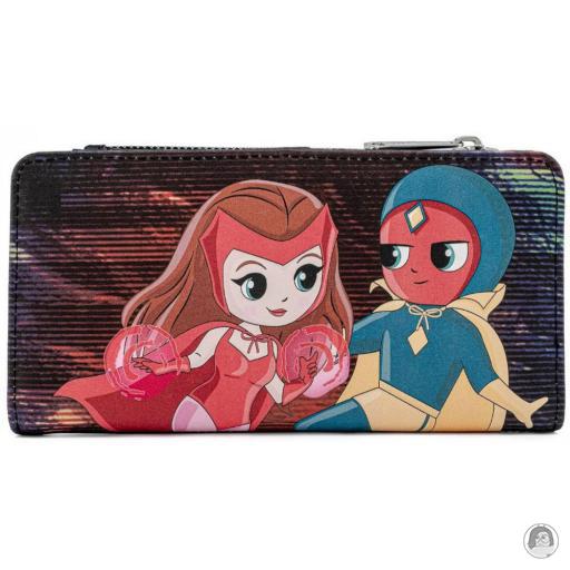 Loungefly WandaVision (Marvel) Portefeuille zippé Wanda et Vision Chibi WandaVision (Marvel)