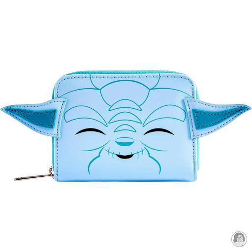 Loungefly Brille dans le noir Portefeuille zippé Yoda Hologramme Star Wars