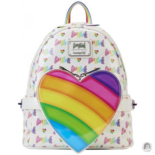 Loungefly Impression intégrale Sac banane Nuage Arc-en-ciel Lisa Frank