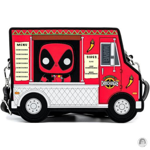 Loungefly Sacs à bandoulière Sac à bandoulière 30ème Anniversaire Chimichangas Food Truck Deadpool (Marvel)