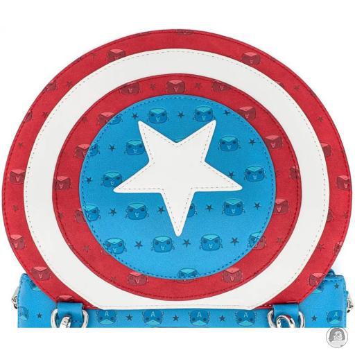 Loungefly Sac à bandoulière Bouclier Pop! by Loungefly Captain America (Marvel) (Captain America (Marvel))