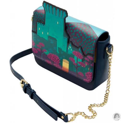 Loungefly Sac à bandoulière Château de la Princesse Mérida Rebelle (Pixar) (Rebelle (Pixar))