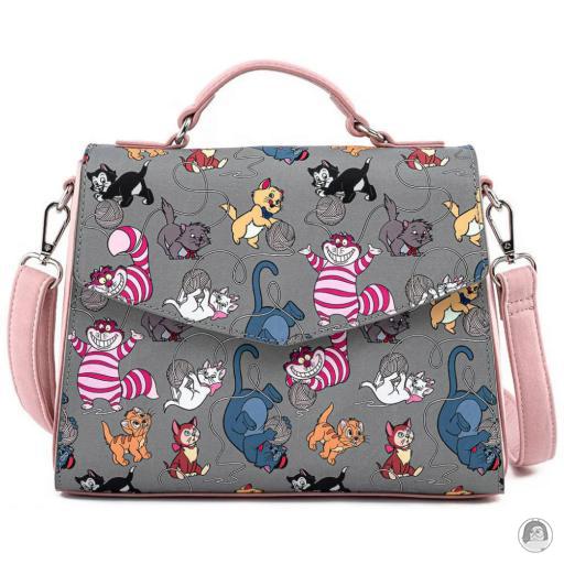 Loungefly Impression intégrale Sac à bandoulière Les Chats de Disney Impression Intégrale Disney