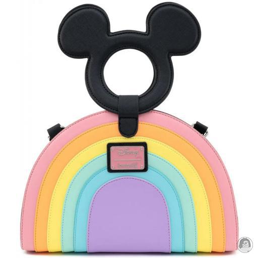 Loungefly Sac à bandoulière Mickey Arc-en-ciel Pastel Mickey Mouse (Disney) (Mickey Mouse (Disney))