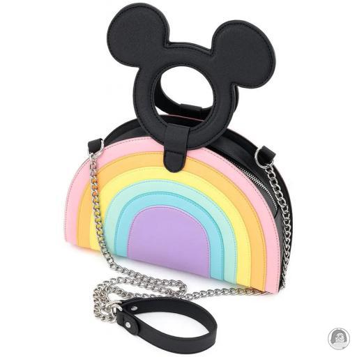 Loungefly Sac à bandoulière Mickey Arc-en-ciel Pastel Mickey Mouse (Disney) (Mickey Mouse (Disney))