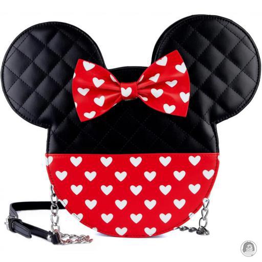 Loungefly Sacs à bandoulière Sac à bandoulière Mickey et Minnie Saint-Valentin Mickey Mouse (Disney)