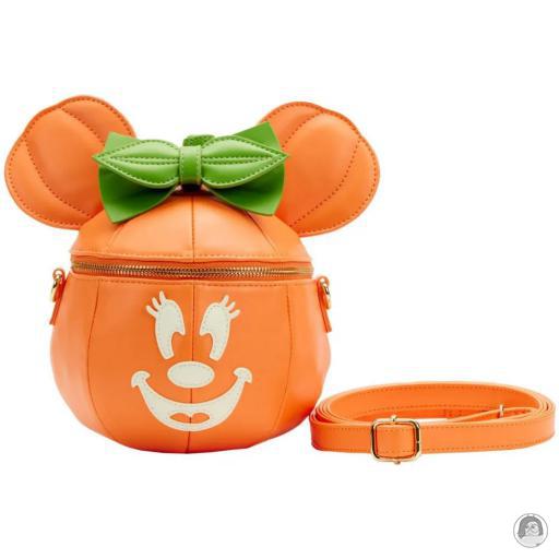 Loungefly Sacs à bandoulière Sac à bandoulière Minnie Citrouille Glow Mickey Mouse (Disney)