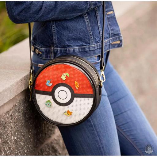 Loungefly Sac à bandoulière Poké Ball Pin Trader Pokémon (Pokémon)