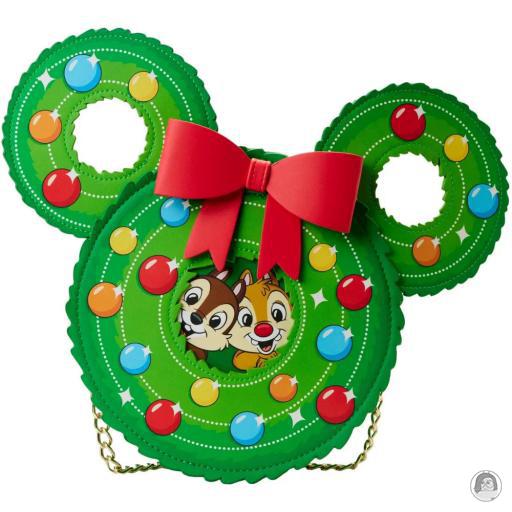 Loungefly Sac à bandoulière Sapin de Noël Tic et Tac (Disney) (Tic et Tac (Disney))