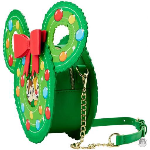 Loungefly Sac à bandoulière Sapin de Noël Tic et Tac (Disney) (Tic et Tac (Disney))