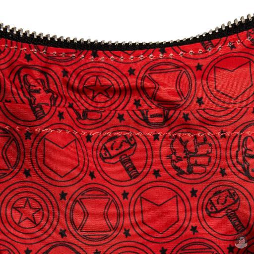 Loungefly Sac à bandoulière Tatouage Floral Avengers (Marvel) (Avengers (Marvel))