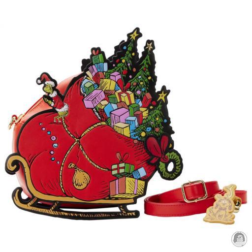 Loungefly Le Grinch Sac à bandoulière Le Traineau du Grinch Le Grinch