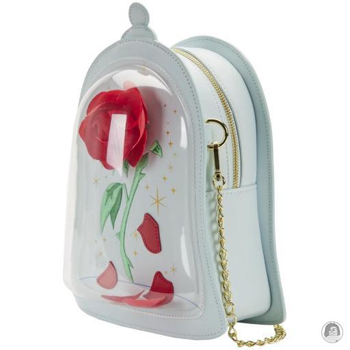 Loungefly Sac à bandoulière Vitrine Rose La Belle et la Bête (Disney) (La Belle et la Bête (Disney))