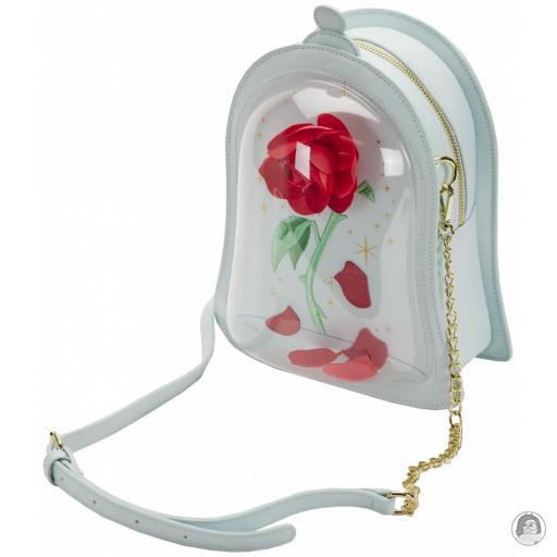 Loungefly Sac à bandoulière Vitrine Rose La Belle et la Bête (Disney) (La Belle et la Bête (Disney))