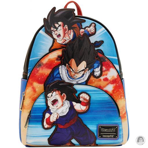 Loungefly Triple poches Sac à dos Triple Poches Scènes Dragon Ball Z