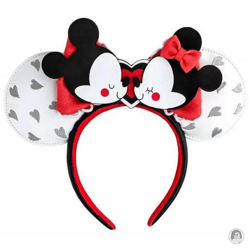 Loungefly Serre-têtes Serre-tête Mickey et Minnie Mouse Cœurs Mickey Mouse (Disney)