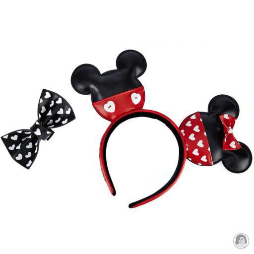 Loungefly Serre-tête Mickey et Minnie Saint-Valentin Mickey Mouse (Disney) (Mickey Mouse (Disney))